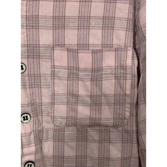 La Detresse Scorpio Light Dark Pink Multicolored Flannel New Size Small - Picture 6 of 7